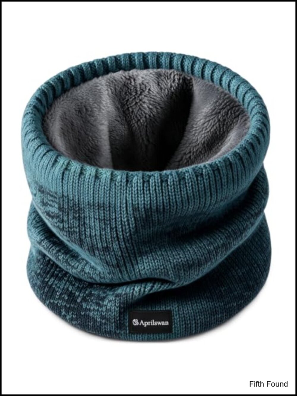 Knitted Neck Warmer Gaiter Fleece Lined Ski Winter Ombre
